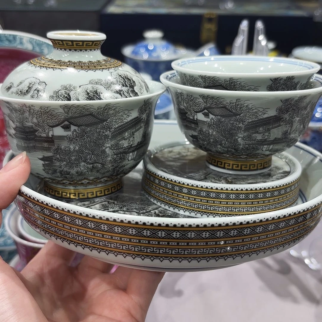 瓷片景德镇瓷器艺术半手