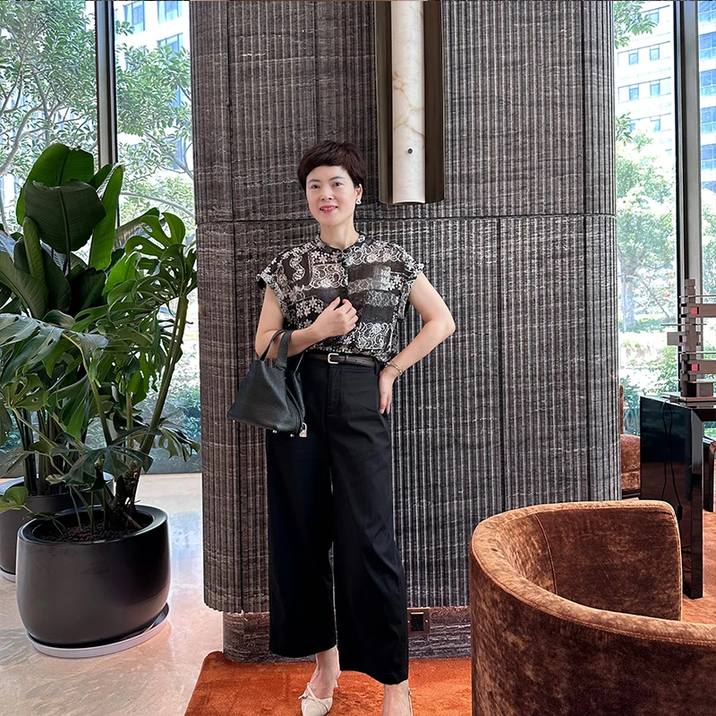 休闲风大码时尚印花短袖百搭裤子套装日常通勤女装搭配