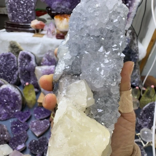 石材天然水晶家居摆件