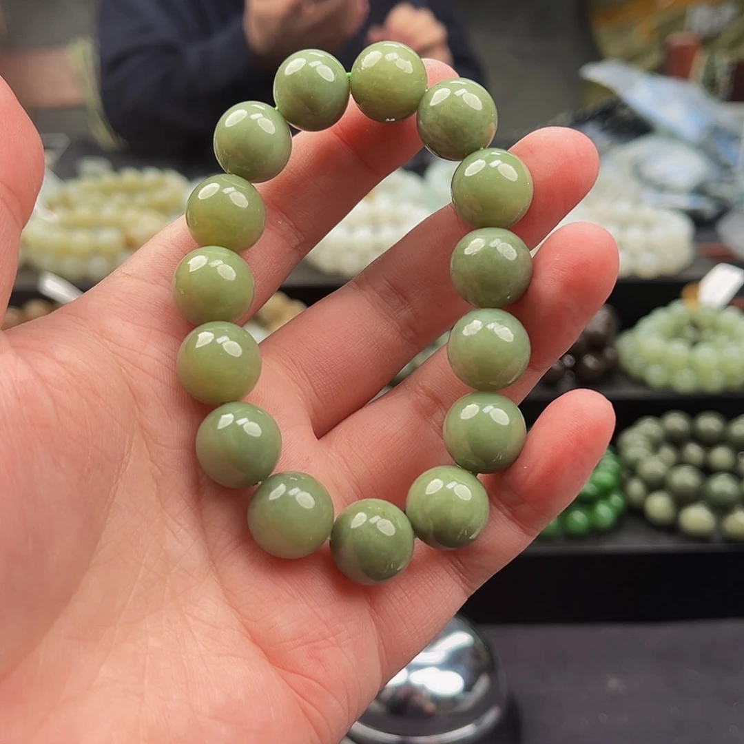 和田玉手串未镶嵌