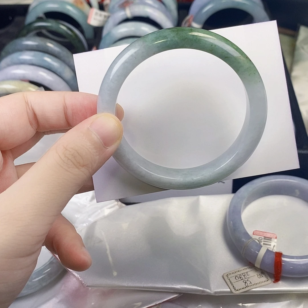 未镶嵌手镯翡翠天然A货翡翠手镯