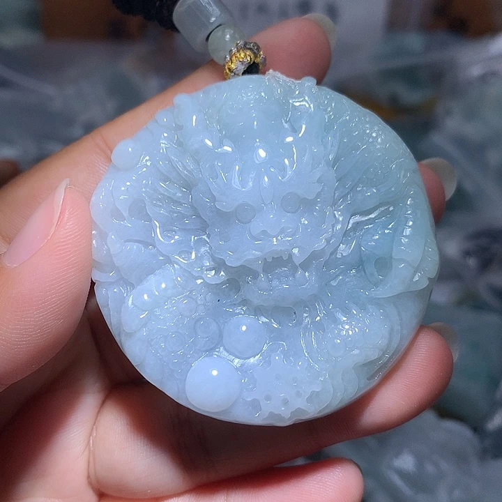 翡翠未镶嵌颈饰保真天然a货翡翠