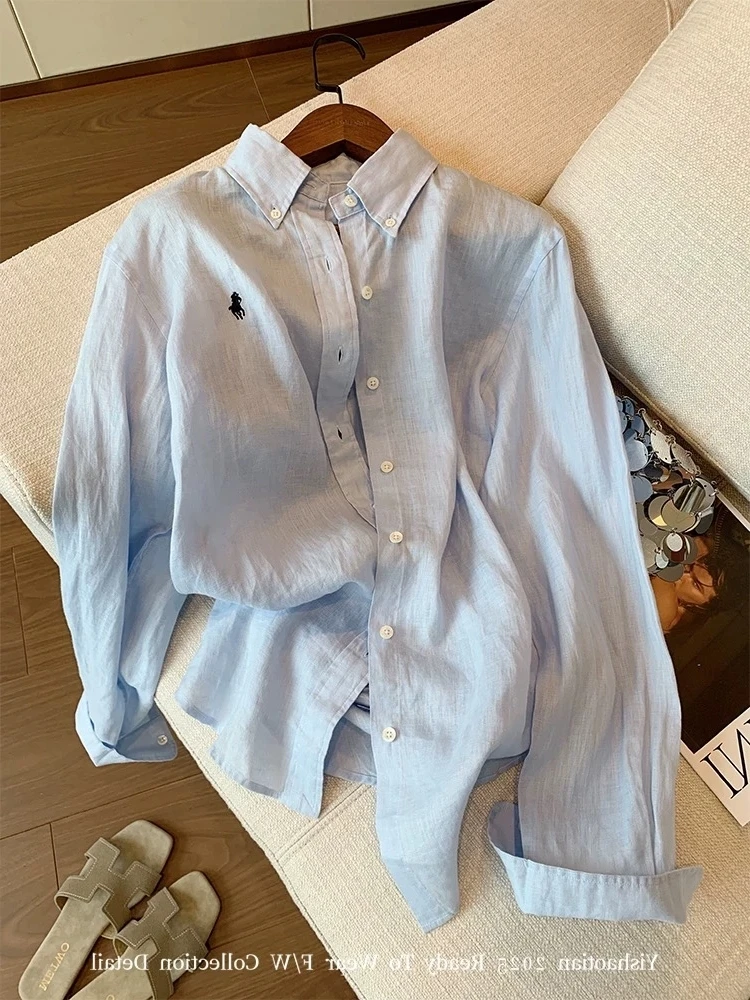 【聚新汇】6016经典款松弛感春夏显瘦休闲衬衫