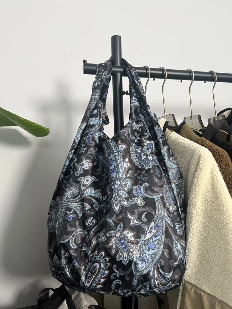 发两只 加厚防水购物袋可折叠28x16x34