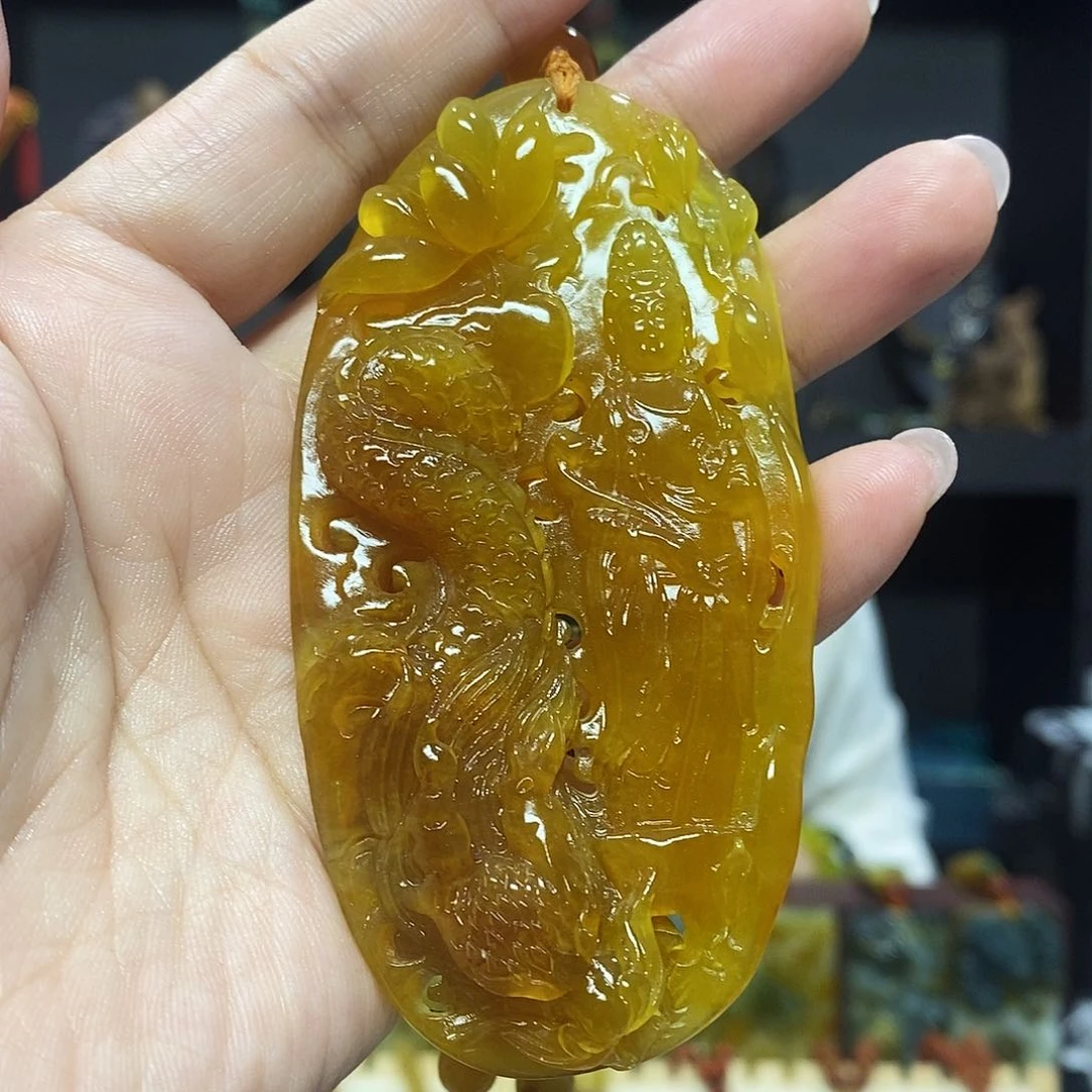 未镶嵌岫玉挂件吊坠项链