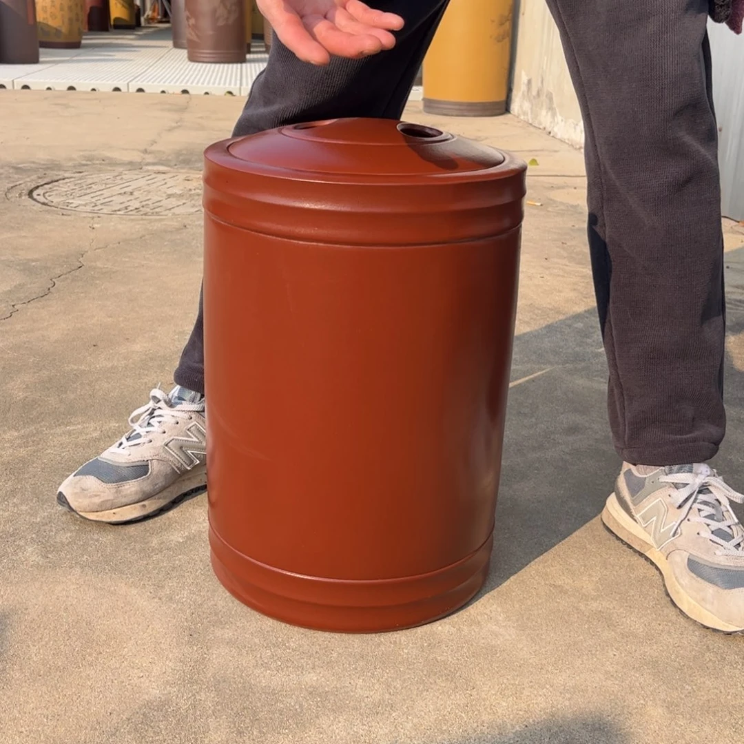 紫砂茶叶罐23 饼茶叶罐
