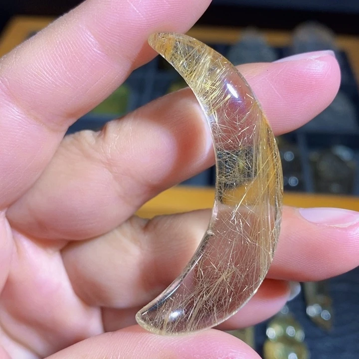 发晶颈饰未镶嵌吊坠