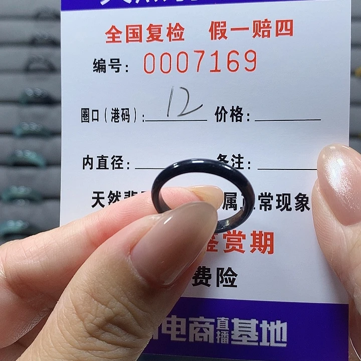 未镶嵌戒圈翡翠7169