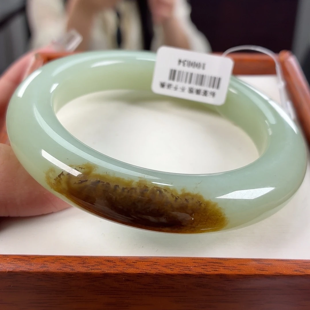 和田玉手镯未镶嵌22