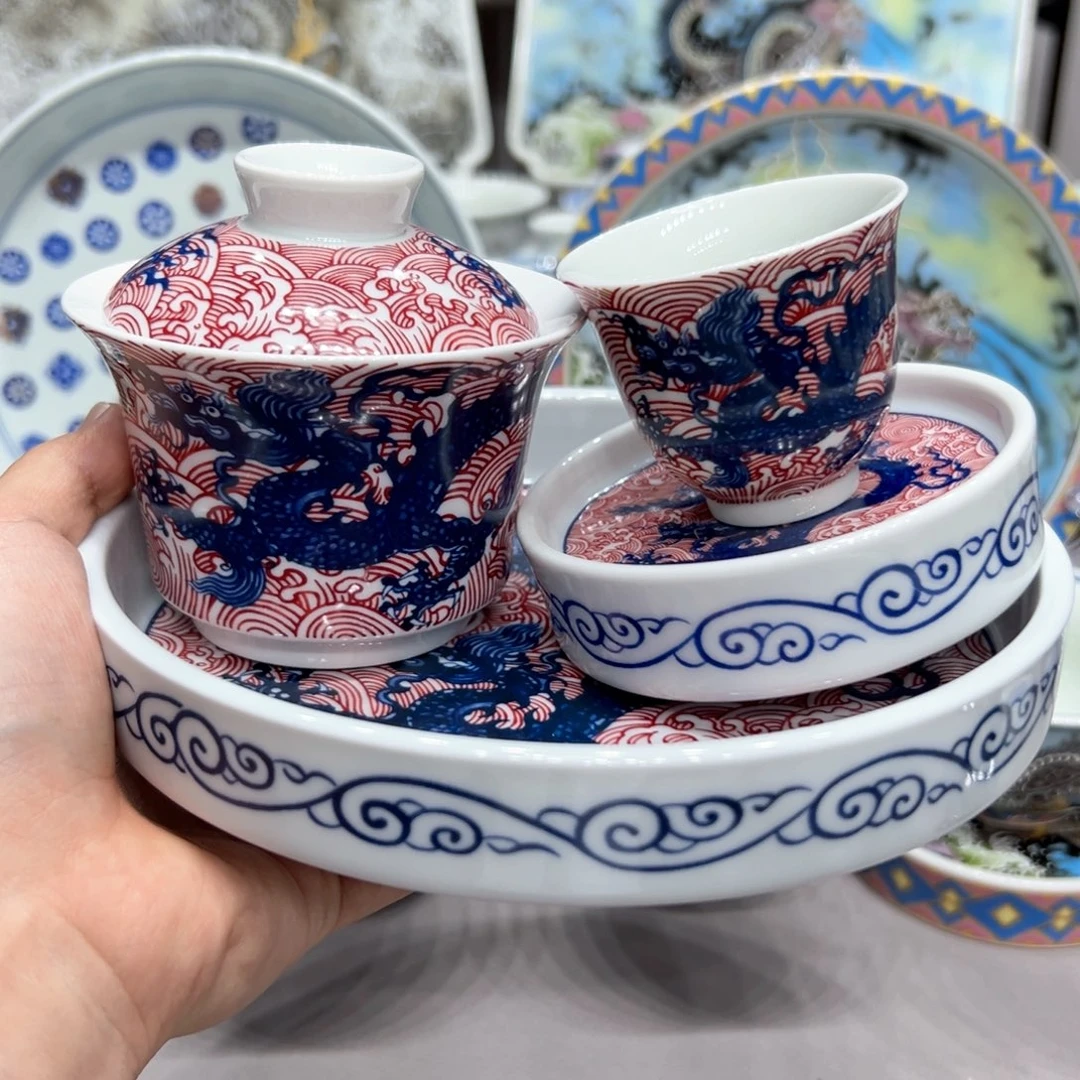 摆件景德镇高端瓷器茶具