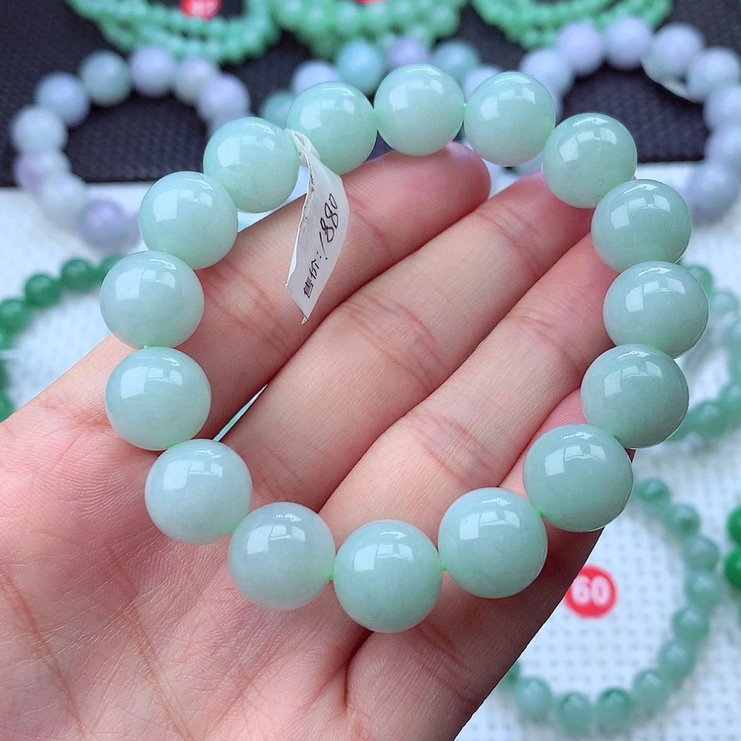 翡翠未镶嵌毛衣链