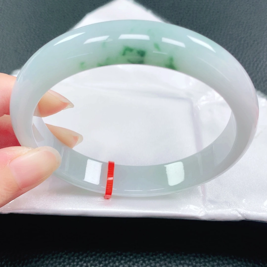 未镶嵌手镯翡翠63圈