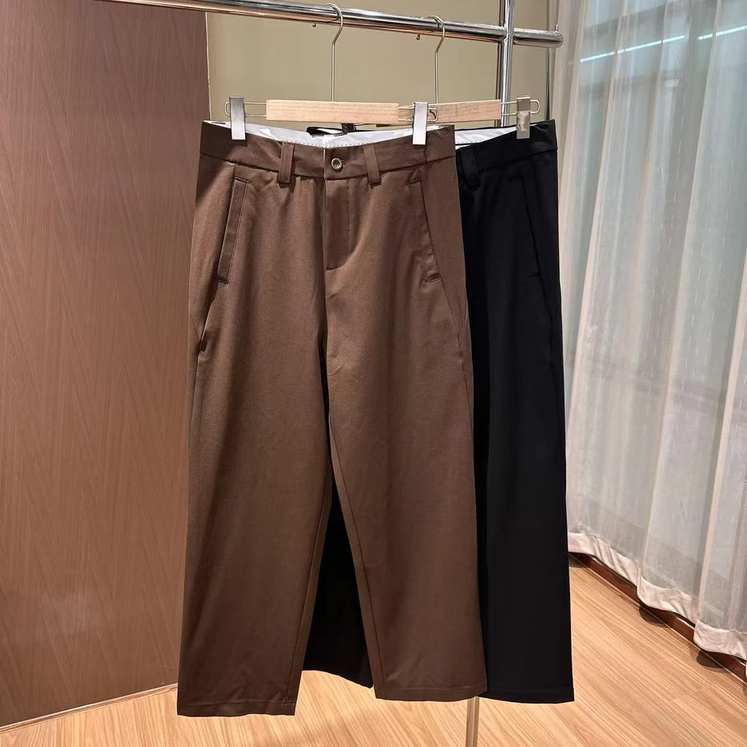 春季新款宽松男款直筒凉感休闲长裤 K9111 DM24F470