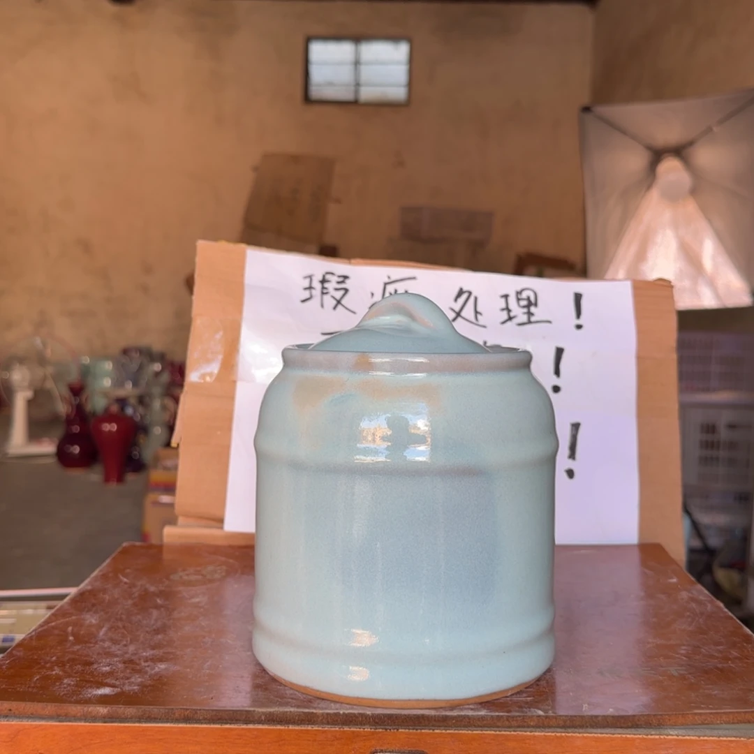 摆件郑家钧瓷摆件微瑕