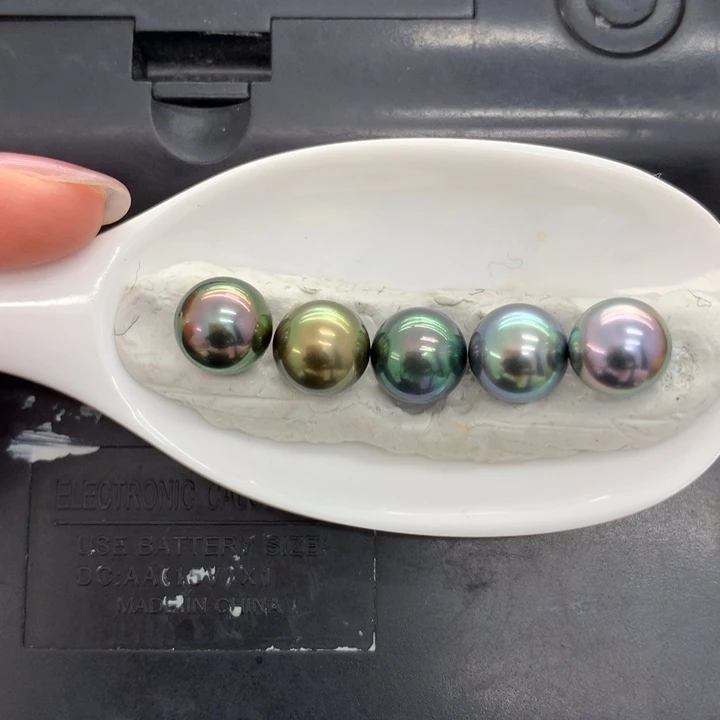 海水珍珠裸珠辣色微笑链