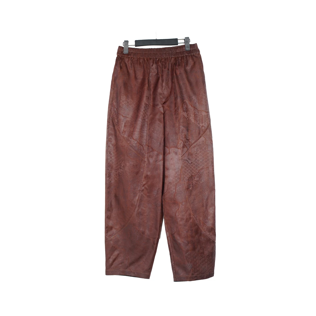 新款【万象有衣】千山彩-原创设计师香云纱裤子-7453