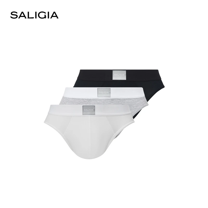 SALIGIA【三件装】渠道限定系列都市畅想莫代尔混纺男士内裤