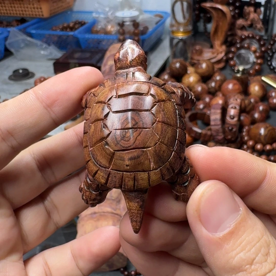 黄花梨/降香黄檀把件J*小乌龟把件