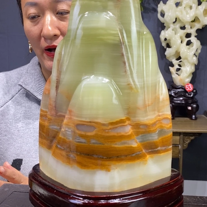 石材精品古青石摆件