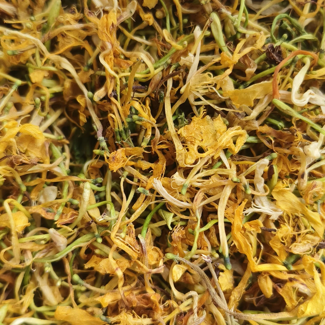 【金银花  山野】新货  贵州正宗金银花茶干四季清香常备冲泡