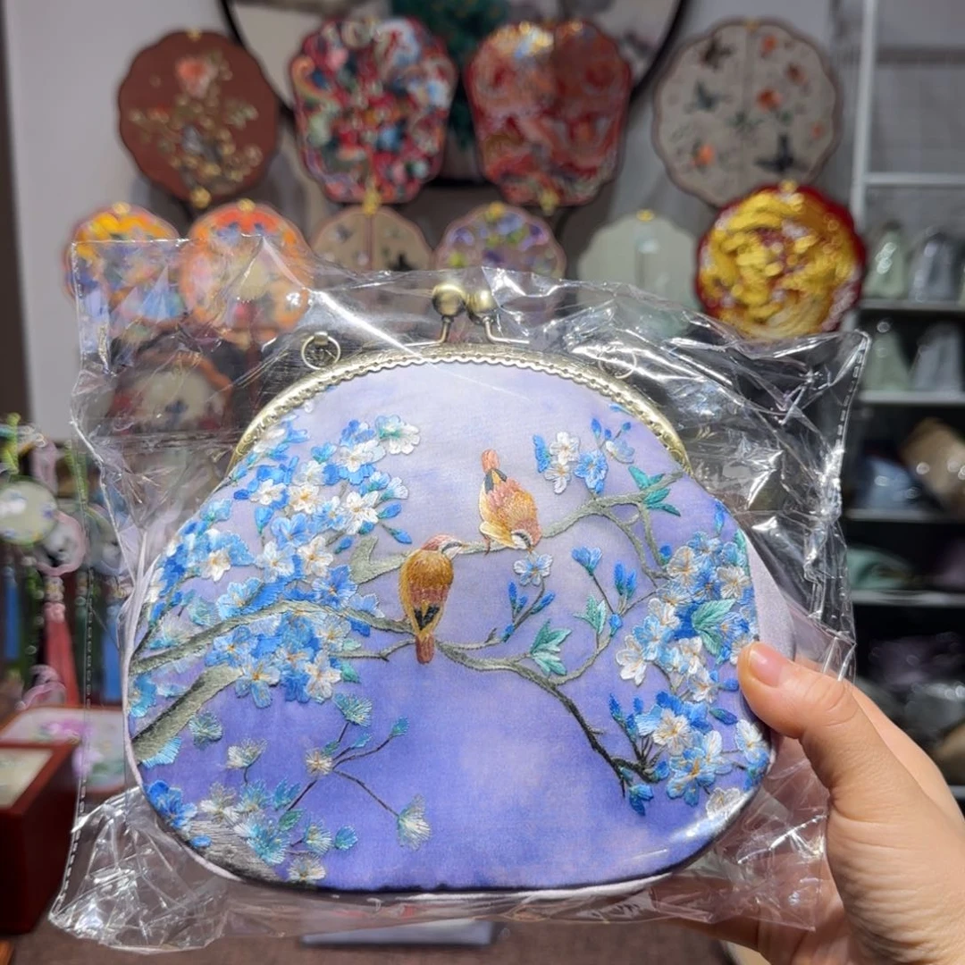 刺绣紫****〉纯手工苏绣双面绣