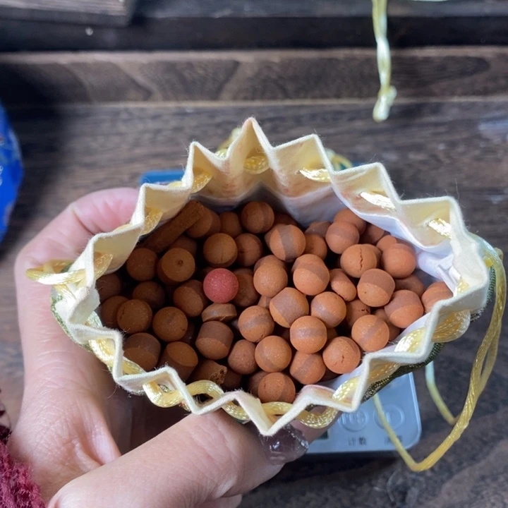 泥塑橙香冷香丸碎料香包约50克