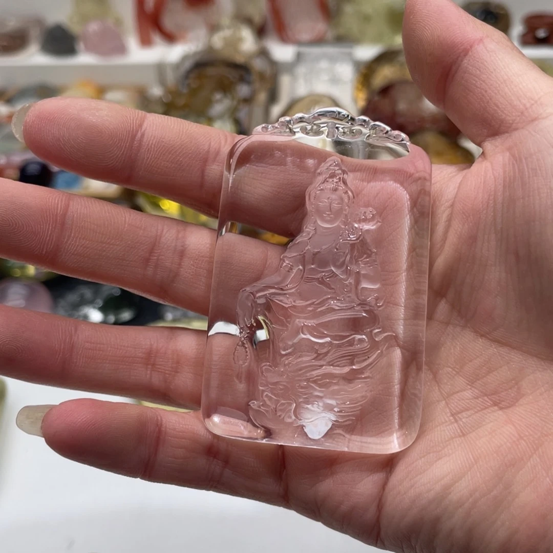 水晶颈饰未镶嵌後*定制