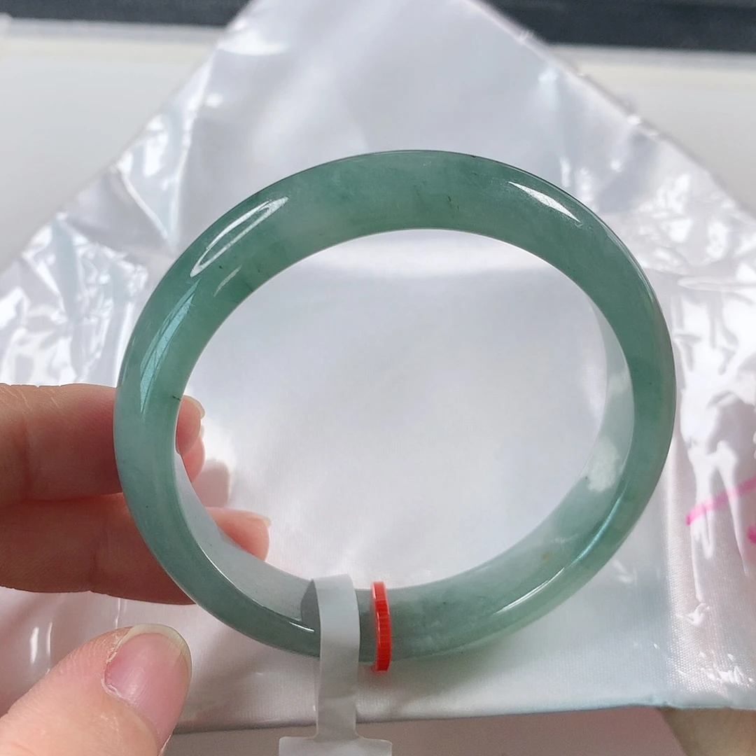 翡翠手镯未镶嵌老蓝水  需包容裂纹 ①③⑤