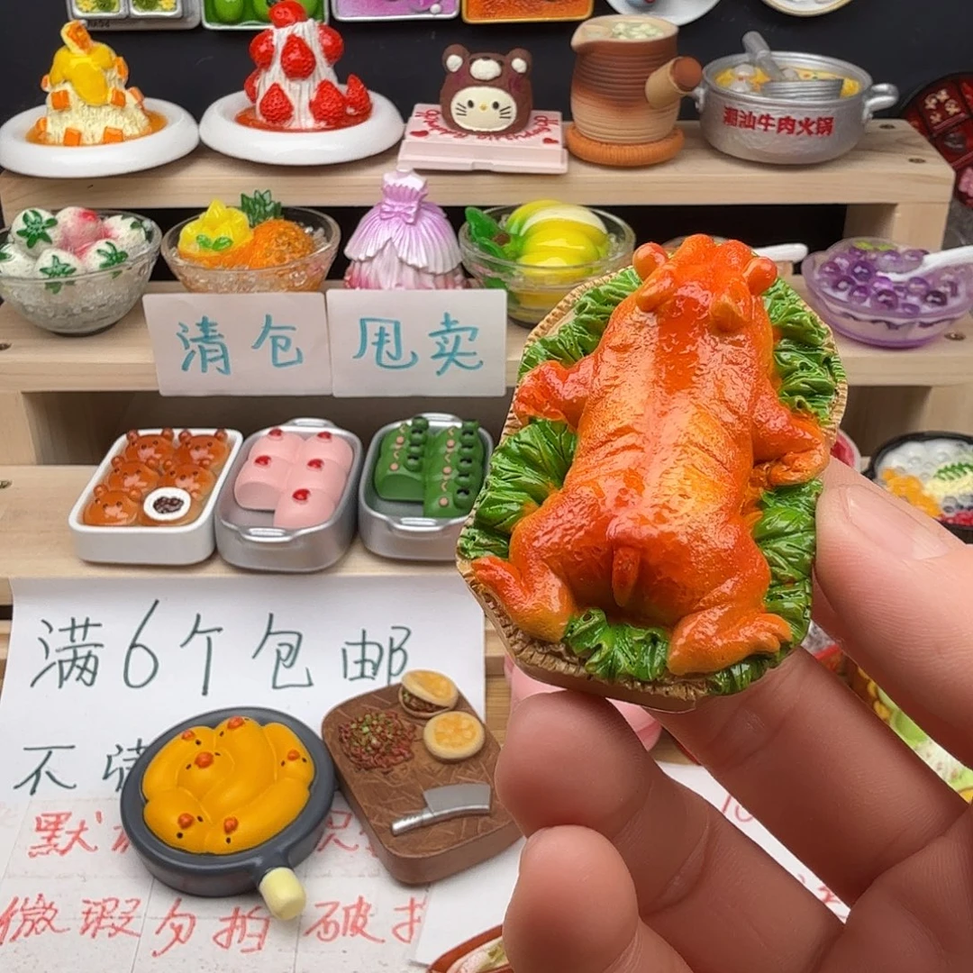 树脂食玩冰箱贴 凭开箱视频售后