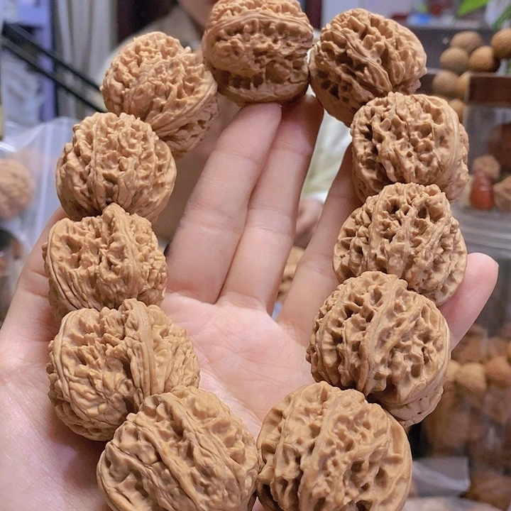 【闪购商品】文玩核桃把件35龙须谷手持
