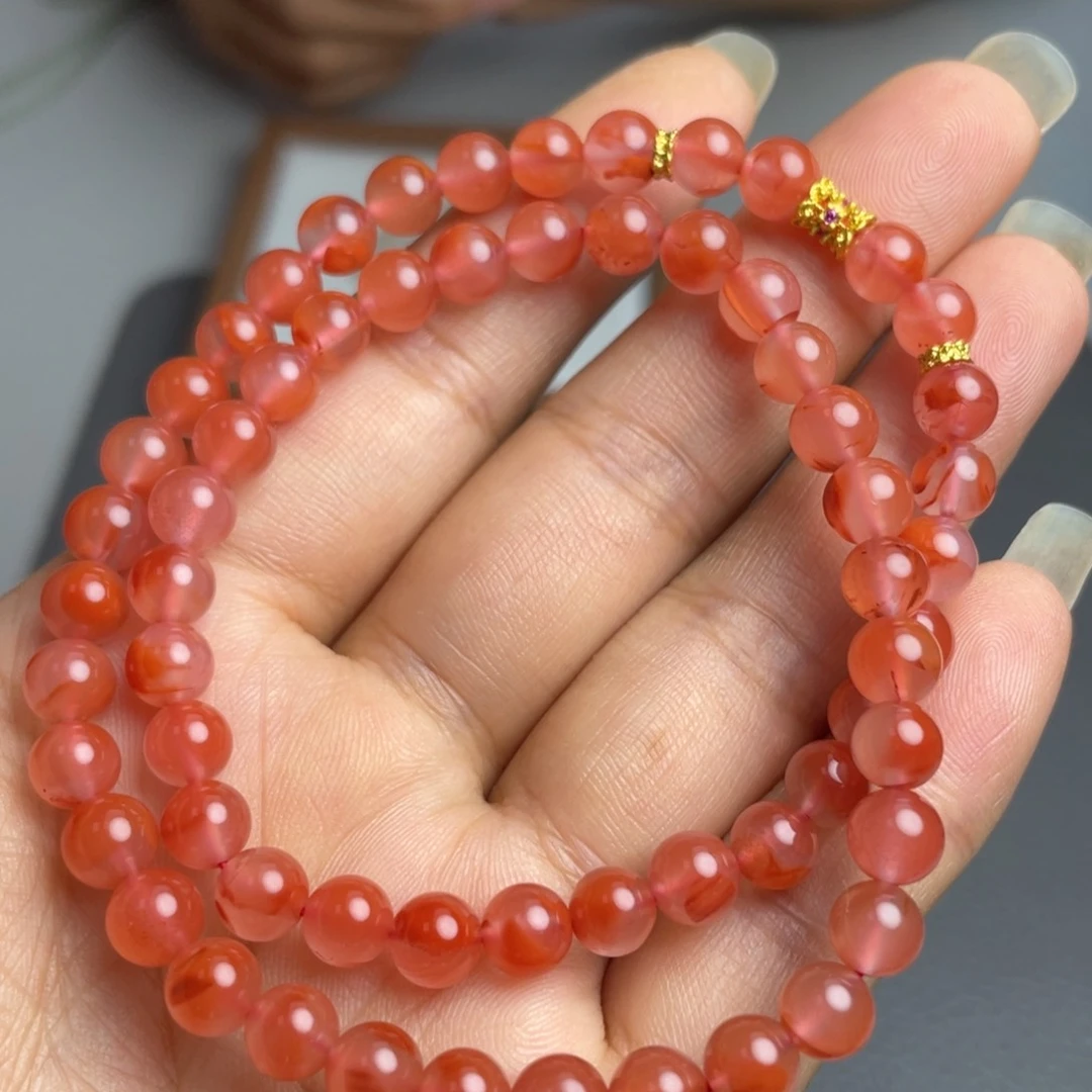 南红玛瑙未镶嵌颈饰