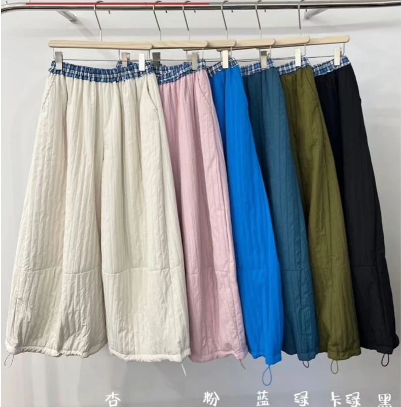 WE2（77889）日系腰头拼接长裤kc