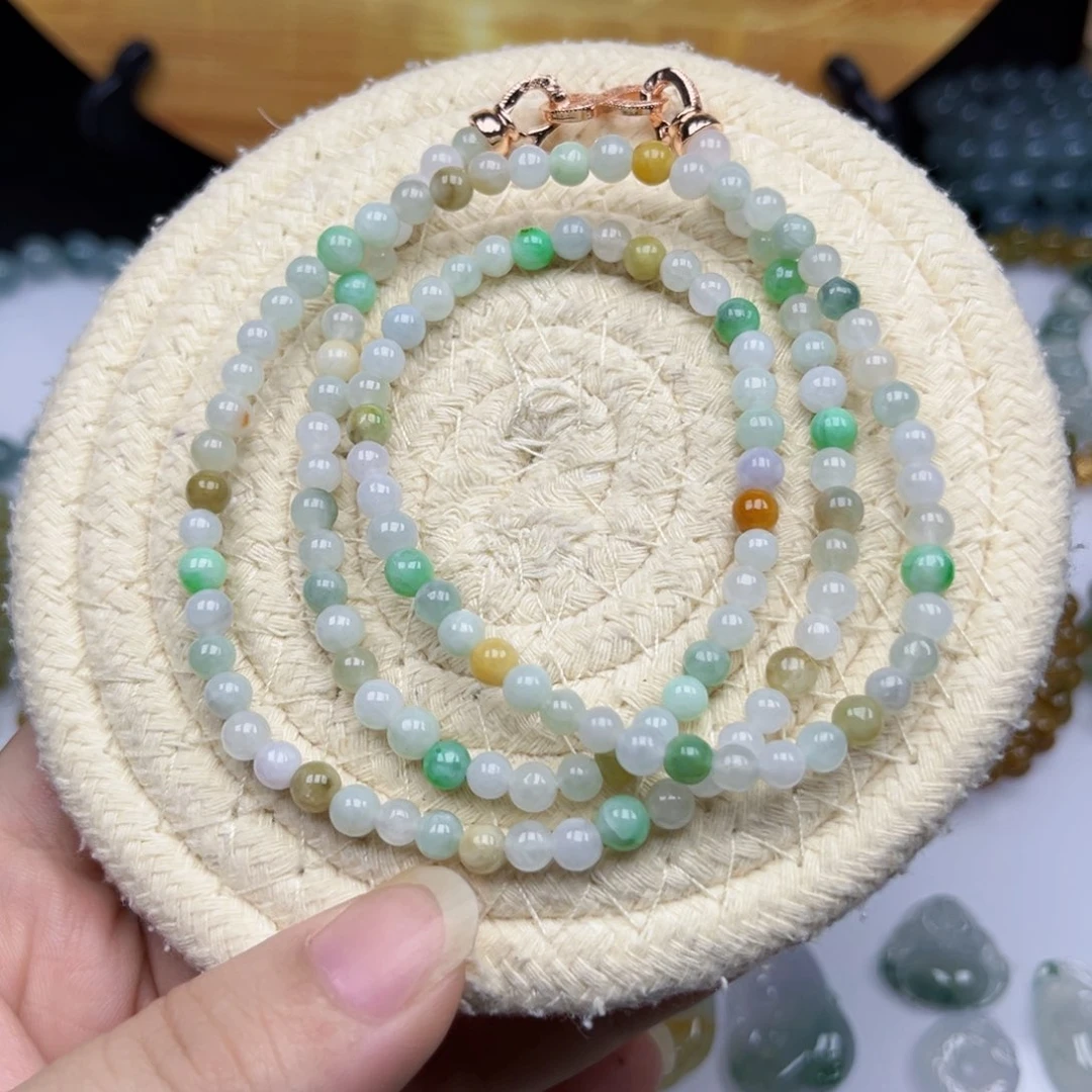 翡翠未镶嵌手链天然翡翠a货