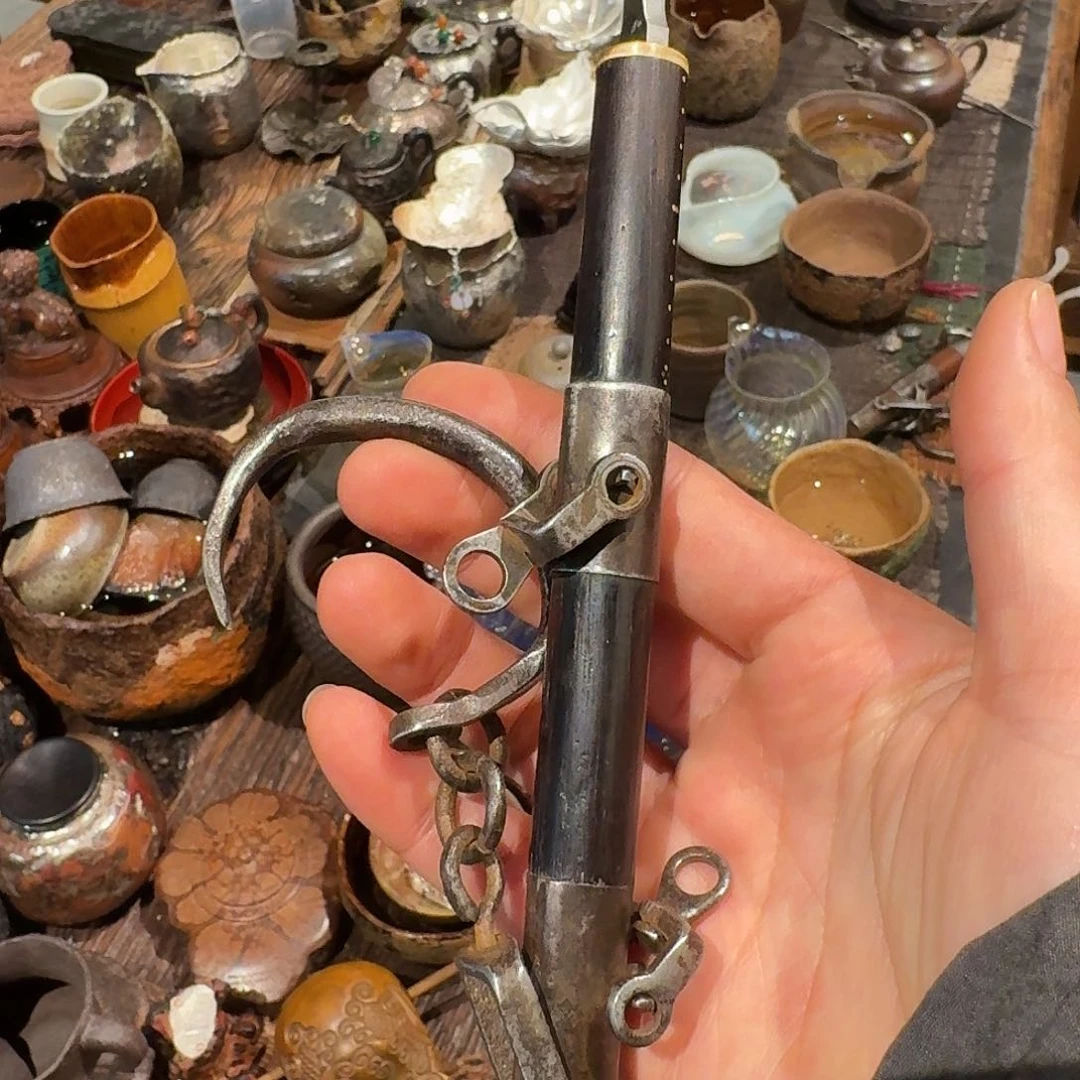 用****4秤杆茶刀带勾款