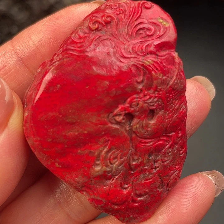 昌化鸡血石昌化鸡血石把件挂件