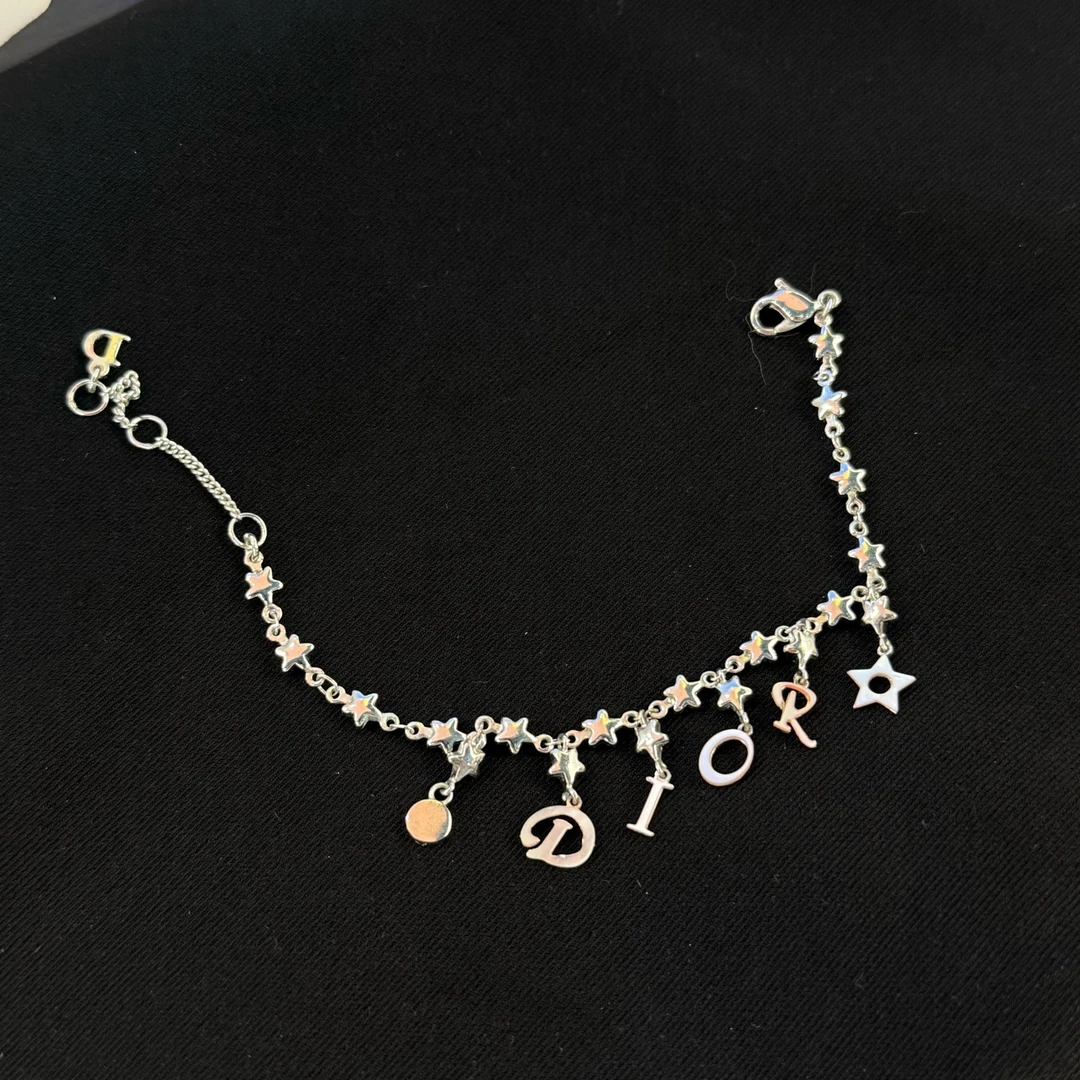 99新 DIOR/迪奥 乱乱子中古汉堡/手链/18570756