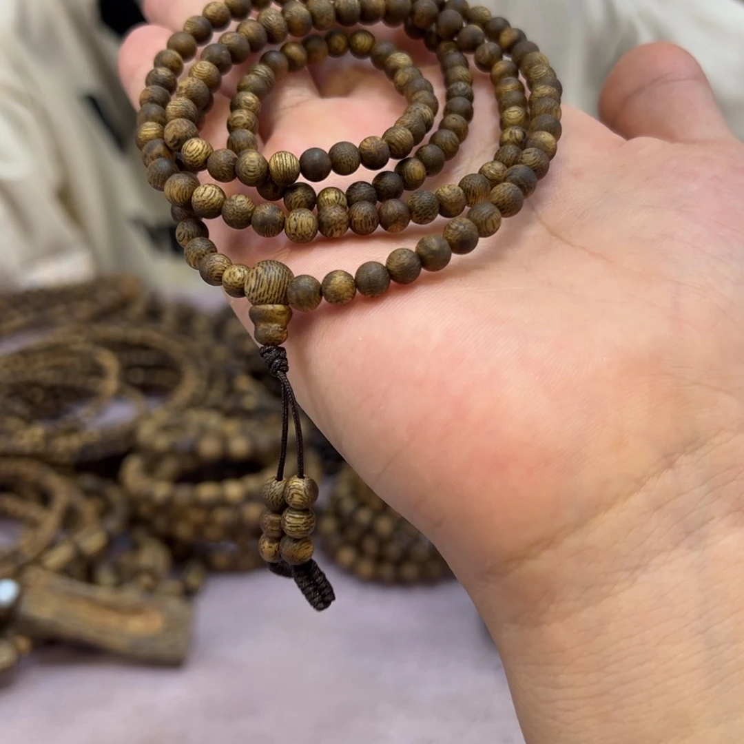 手串沉香0.5规格多圈8克