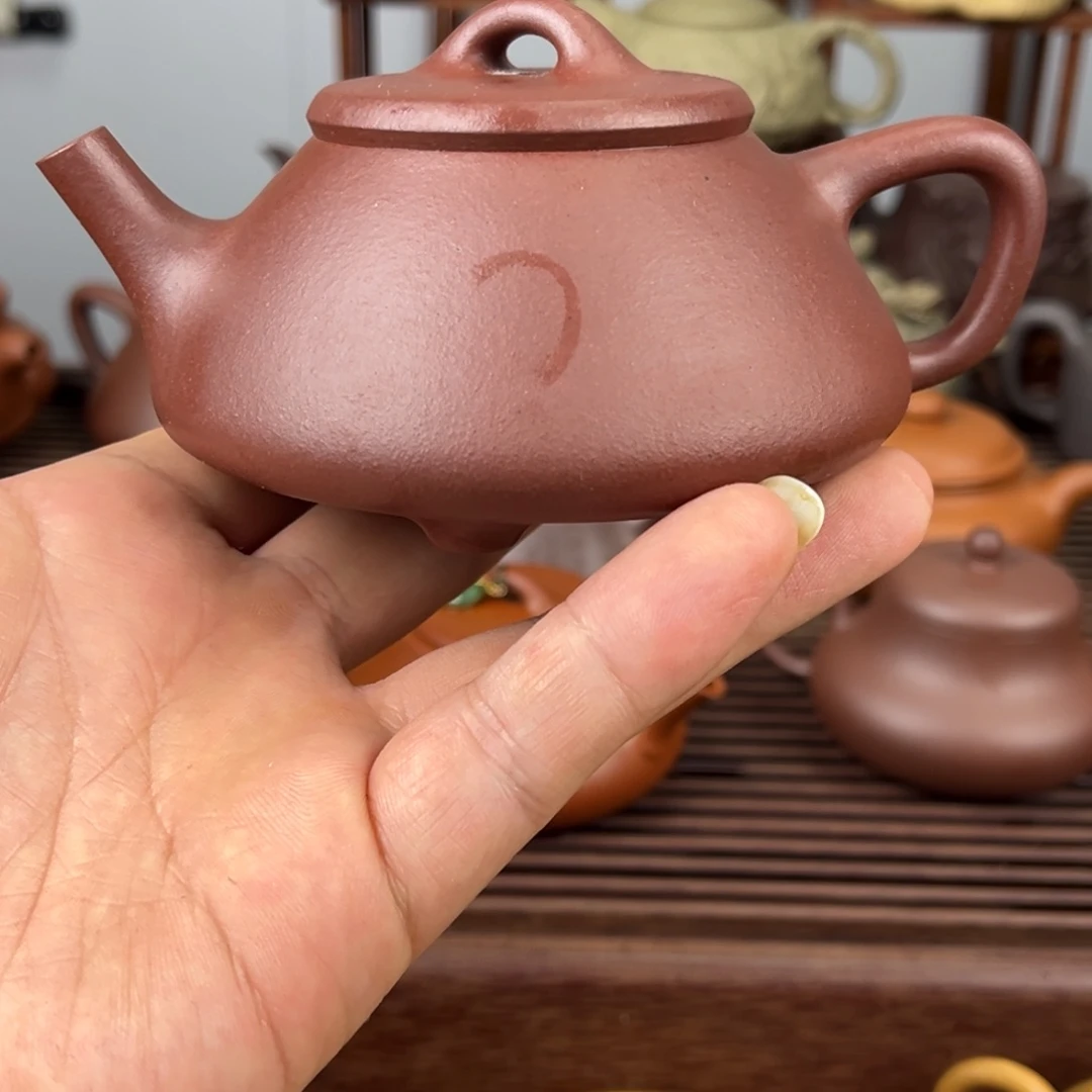 茶***马紫砂茶壶任瓢 无添加紫泥
