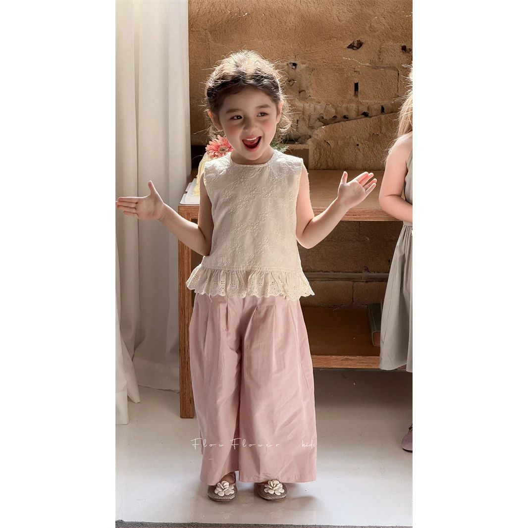 花间·25夏~后背蝴蝶结花边背心722313