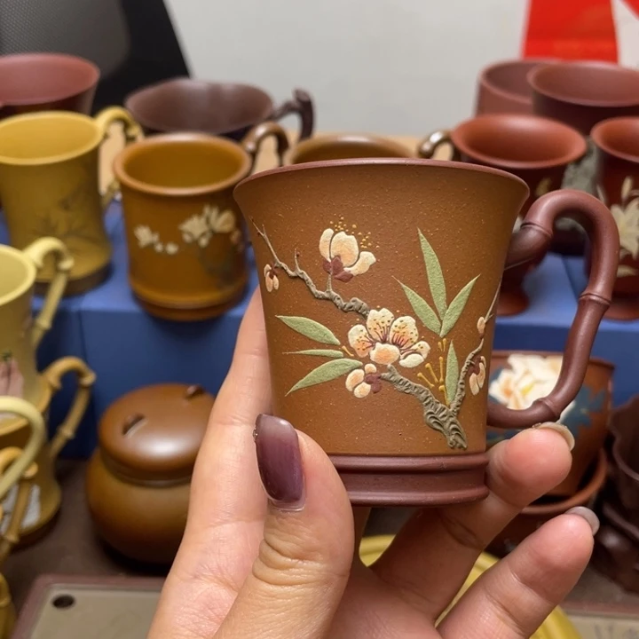 紫砂茶杯紫砂主人杯