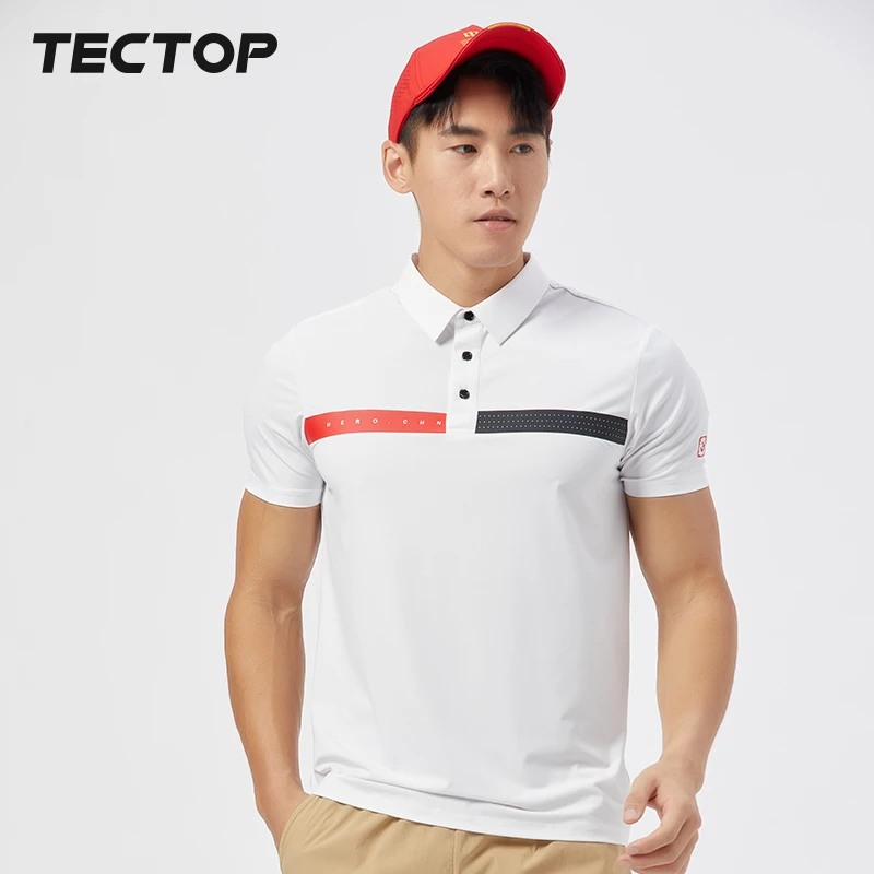 TECTOP/探拓夏款男式舒适休闲运动翻领POLO短袖T恤1311531TX