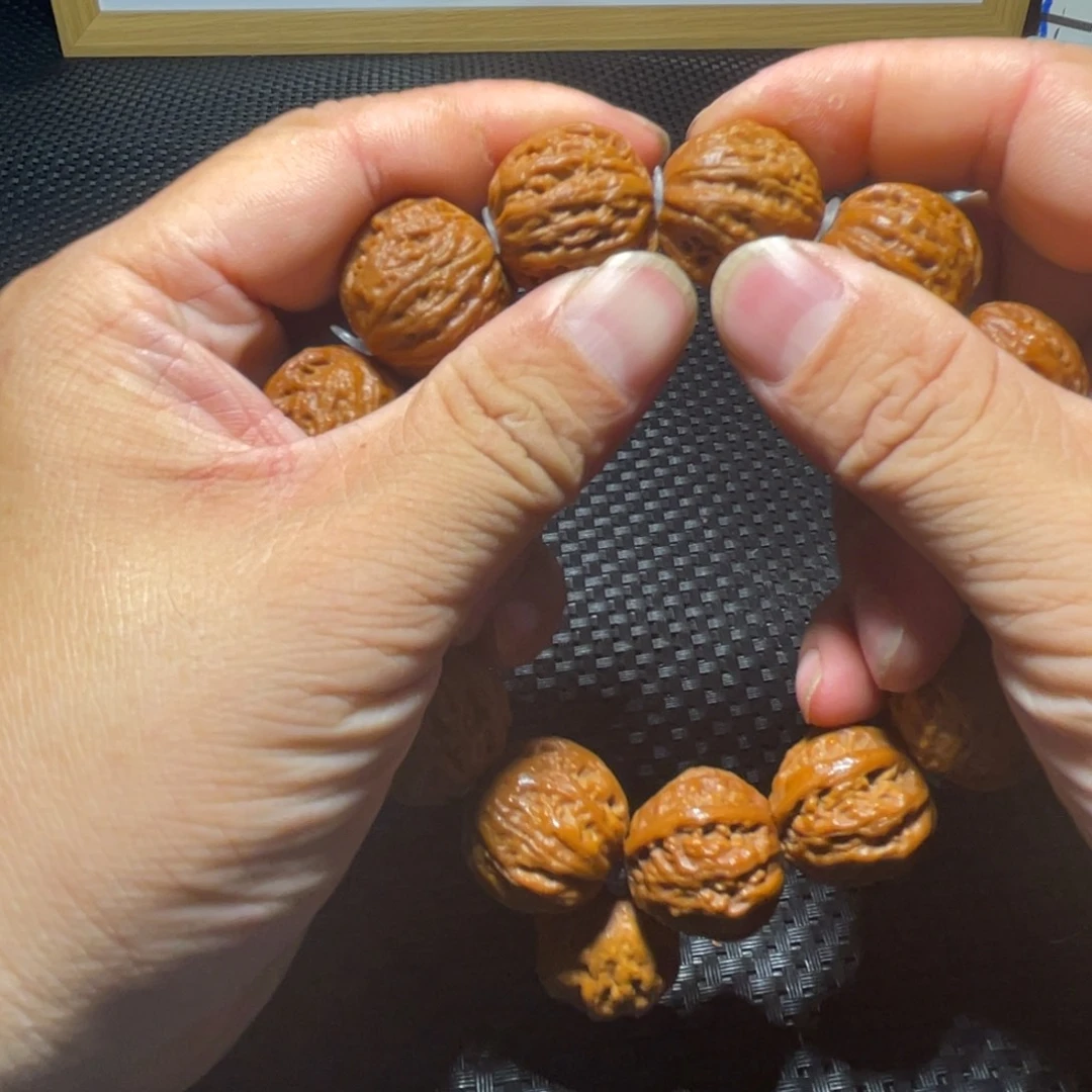 文玩核桃手串树王磨盘20