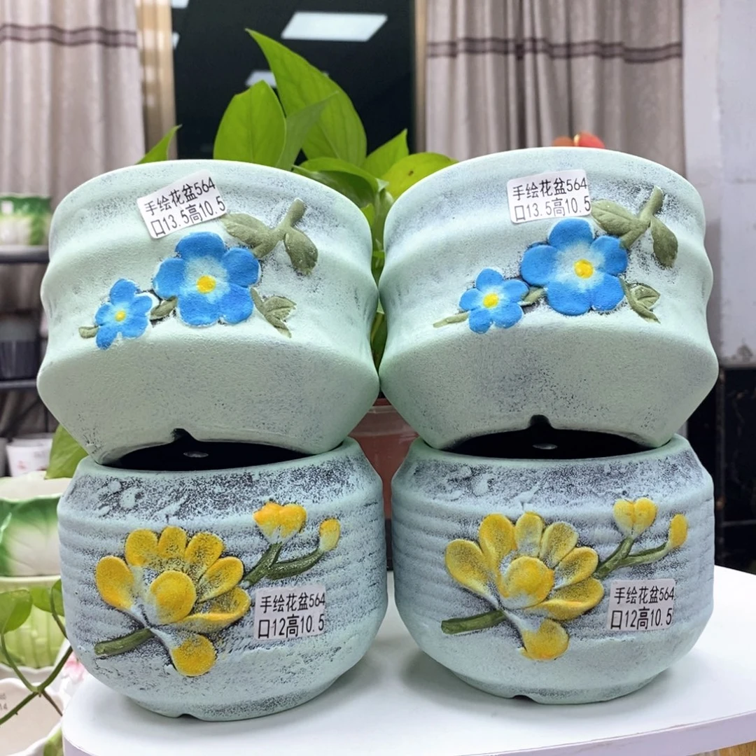 @夏西陶瓷花盆@@5564