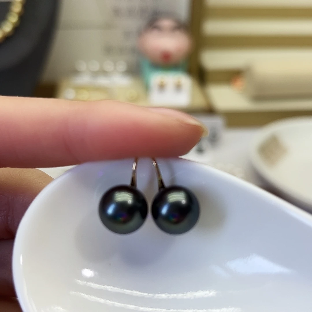 海水珍珠未镶嵌耳饰