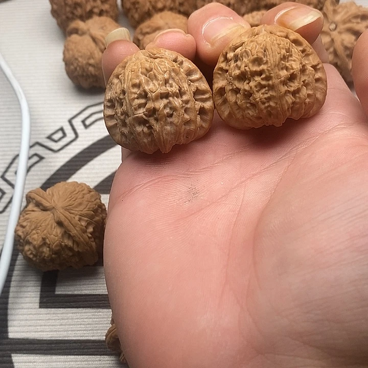 n***a文玩核桃吊坠36白狮子