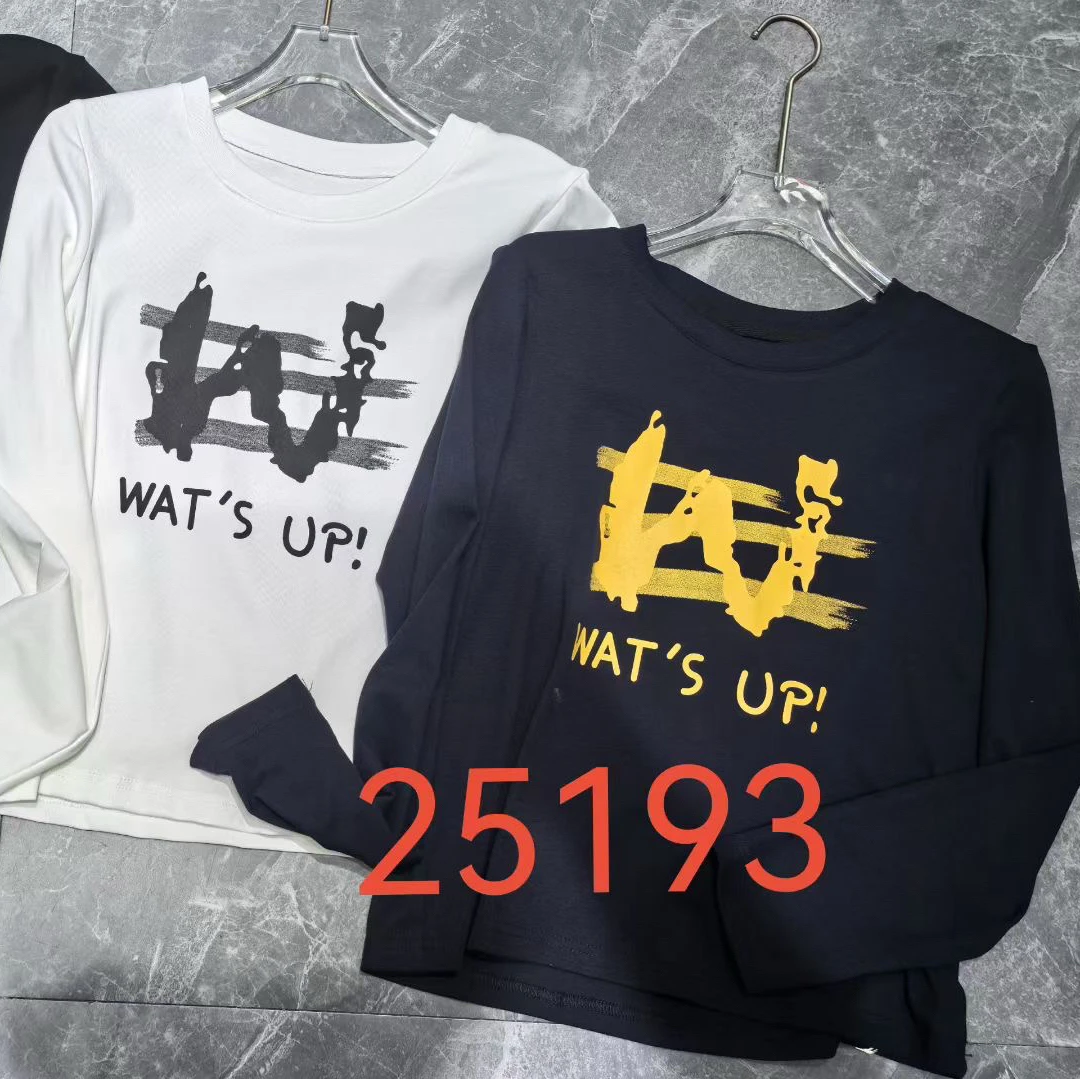25193时尚印花长袖（衣长52左右）