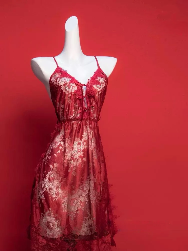 【2号链接】隐欲轻奢高订款斩男纯欲睡裙NO退NO换