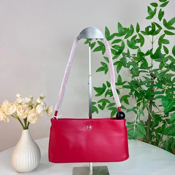 Coco monika牛皮H标手提单肩斜挎皮包