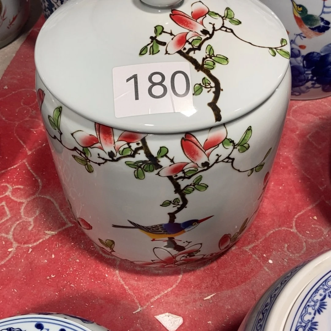 A***戏瓷片景德镇陶瓷罐180
