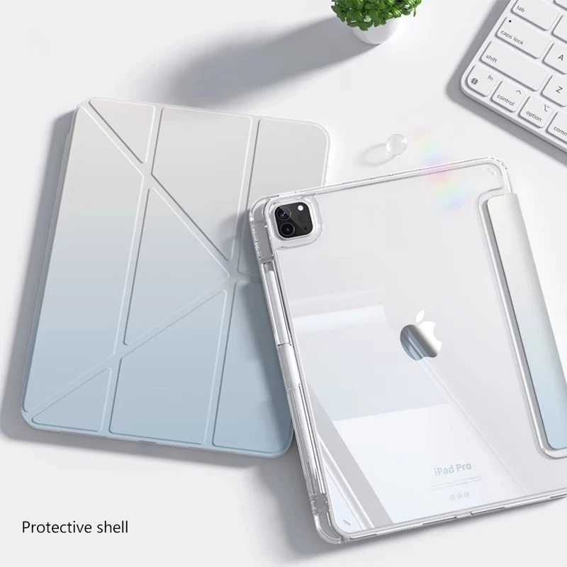 适用ipadAir6平板保护套新款ipad10保护壳Air5苹果ipad透明亚克力
